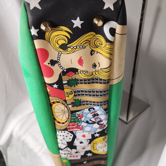 LAS VEGAS BAMBOO HANDLE TOTE - Picture 8 of 14